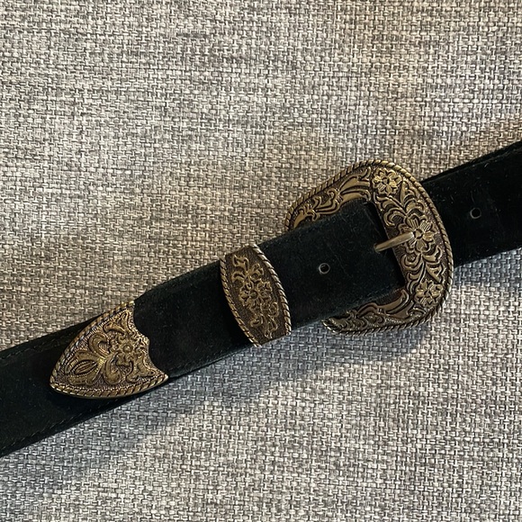 Free People Western Belt in Black size S/M - Picture 2 of 4
